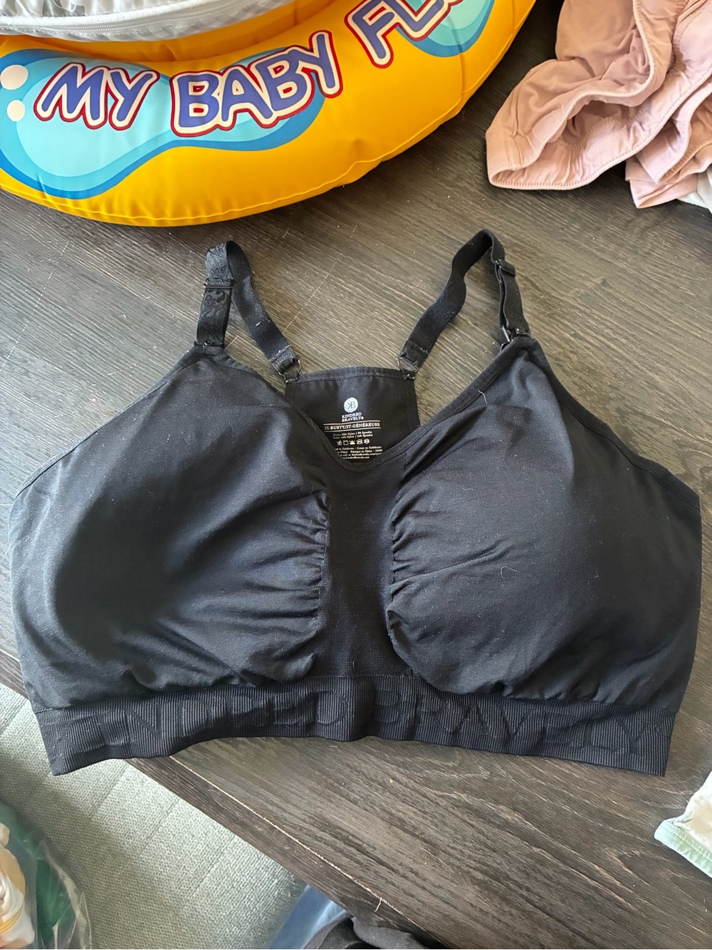 Black Wireless Maternity/Nursing Bra - kindred bravely Comfort Support